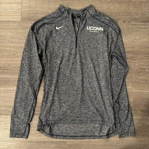 🆕 UCONN Baseball Nike Dri-Fit Ventilated Quarter Zip Long Sleeve Shirt